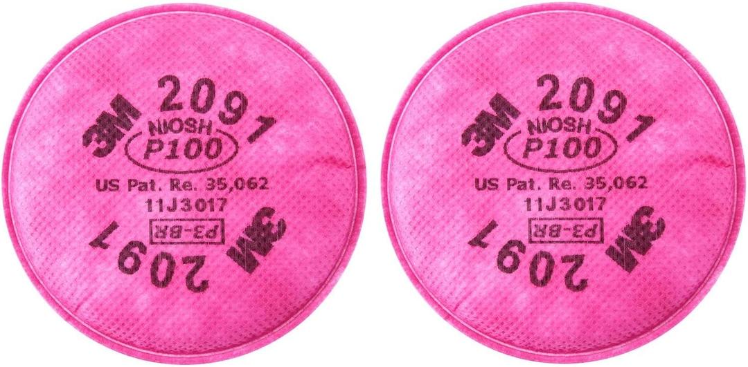 3M 2091 P100 Particulate Filter, 3 Pairs