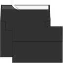 100 Packs Black 5x7 Envelopes, 5x7 Envelopes for Invitation, A7 EnvelopesCard Invitation Envelopes Self SealWedding Birthday EnvelopesParty Baby Shower Envelopes (A7(5.25*7.25))