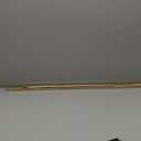 36 inch Ceiling Fan Downrod with Extension Cord, 3-foot Gold Ceiling Fan Extension Rod, 1-inch OD, ceiling fan downrods for Various Fans (Gold, Not Threaded)