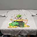 Happy St Patricks Irish Shih Tzu Dog Cute Saint Paddys Day Men Women T-Shirt, L, Slate Grey