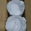 Elsjoy Set of 12 Plastic Reusable Dessert Bowls, 5.7 oz Unbreakable Small Appetizer Cup Clear Snack Bowls, Plastic Ice Cream Serving Bowls for Candy, Nuts, Fruits