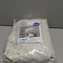 MIULEE Cream Linen Curtains 90 Inch Long 2 Panels for Bedroom Living Room, Soft Linen Textured Window Drapes Semi Sheer Light Filtering Back Tab Rod Pocket Farmhouse Modern Burlap Look Decor