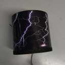 Spring Drum Thunder Drum 6 Inch Sound Effect Instrument Wooden Lightweight Portable Thunder Tube Sound Maker Thunder Sound Simulation for Large Gatherings Sports Events Celebrations