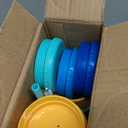 10 oz Wheat Straw Cups with Lids and Silicone Straws, Unbreakable Drinking Glasses, Plastic Cups for Kitchen, Small Tumbler Cups with Cleaning Brush, BPA Free, Dishwasher & Microwave Safe, 6 Pack