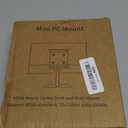 Mini PC Mount Compatible with Lenovo ThinkCentre Tiny, Wall VESA and Under Desk Mount for Lenovo ThinkCentre Tiny Desktops M600 M700 M710Q M715q M720Q M800z M900 M910Q Mini Desktop Bracket