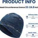 WANDER Skull Cap Winter Running Beanies Hats Men Lightweight Sleep Helmet Liner Outdoors Sports Skull Caps