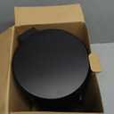 TIPGO 1.2 Gallon Small Black Trash Can, 4.5 Liters Bathroom Garbage Can with lid, Mini Step Trash Bin, Stainless Steel Wastebasket for Bathroom, Bedroom, Office (Matte Black)