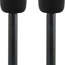 for DJI Mic Holder, Stand for DJI Mic 1/2, Replacement Interview GO Handheld Adaptor for Rode Wireless GO II / 2 / ME/Pro, Wireless Lav Microphone Handle Mount 2-Pack Adapter Accessories