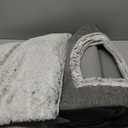 WINDRACING Cat Bed Cave-Cat Beds for Indoor Cats,Kittens and Large Pets,Foldable and Washable with Removable Cushioned and Anti Slip Bottom(Large,Grey)