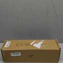 100% Blackout Magnetic Folding Door Curtain for Doorway Pleated Curtains Room Divider Drapes, Accordion Style Closet Curtains for Open Closet, 1 Panel, W45 x L80, Tan