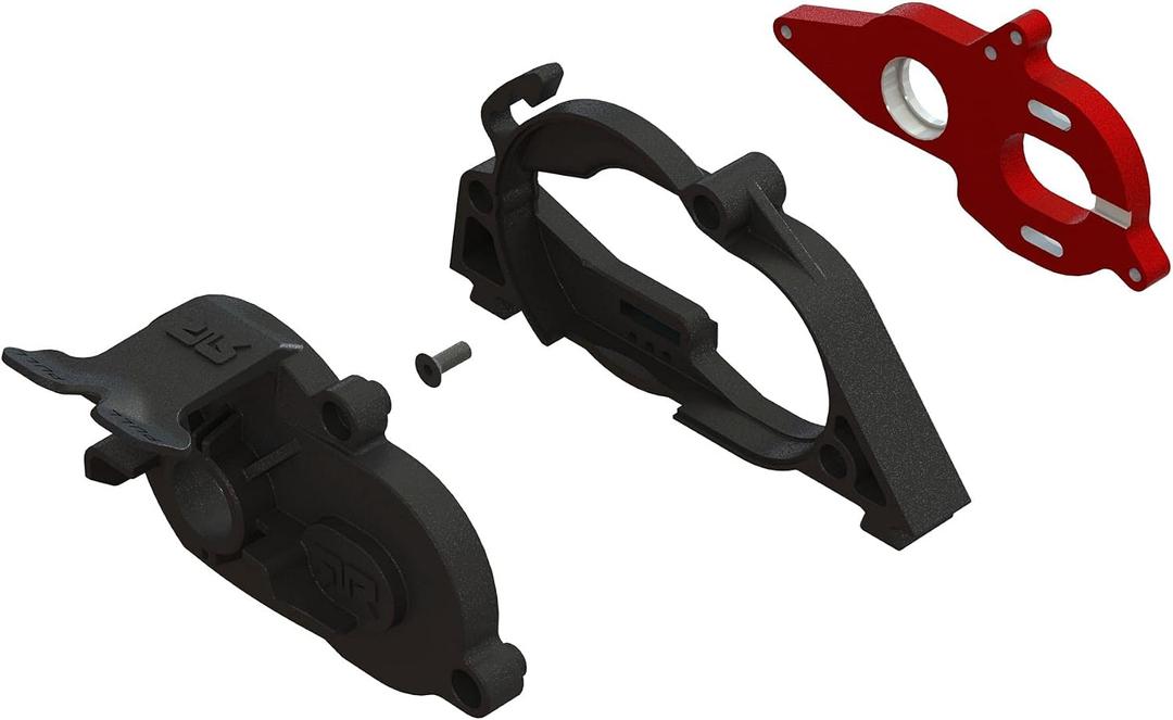 ARRMA Aluminum Motor Mount Set, ARA311106, Red