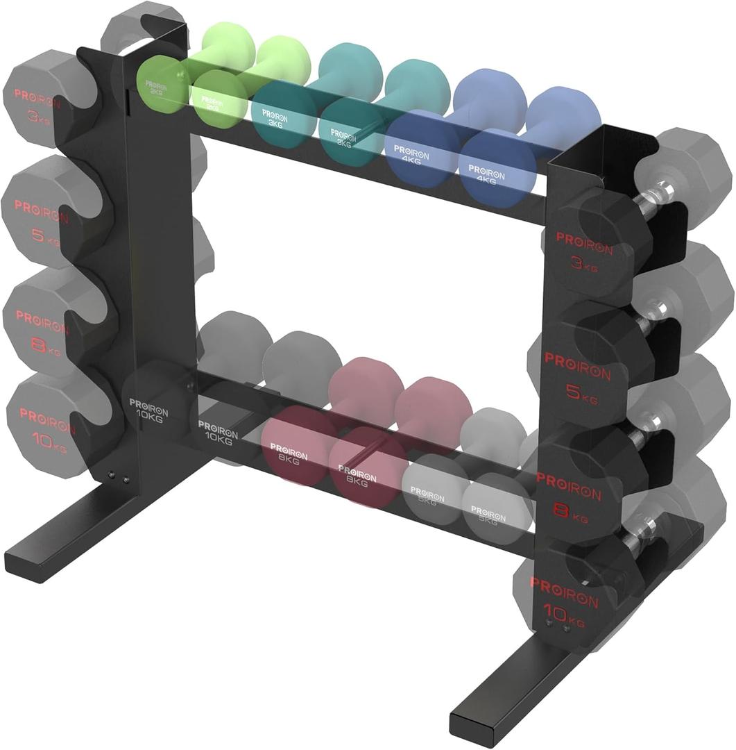 PROIRON Compact Dumbbell Rack Stand Only, Stable Dumbbell Storage Rack with Extra Long Steel Pipe Base ,Weight Rack for Dumbbells Strength Training Dumbbell RacksWeight Rack for Home Gym Storage,Max.Weight 450 lbs.