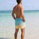 westwolf Men Swim Trunks 5.5 Inch Board Shorts 2 in 1 Swimwear with Compression Liner (M)