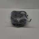 MLVOC Travel Pillow 100% Pure Memory Foam Neck Pillow, Comfortable & Breathable Cover, Machine Washable, Airplane Travel Kit with 3D Contoured Eye Masks, Earplugs, and Luxury Bag, Standard (Black)