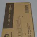 Husky Mounts Monitor Riser Laptop Stand, Adjustable Legs, Stackable, 14.5" x 9.25" x 3.25" Max Height, Matte Black Steel, 1 Stand (Single Pack)