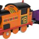 Thomas & Friends Motorized Toy Train Nia Battery-Powered Engine with Cargo for Pretend Play Preschool Kids Ages 3+ Years