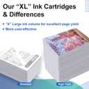 232xl Ink Cartridge Remanufactured Replacement for Epson 232XL Ink Cartridges Combo Pack Use with Expression Home XP-4200 XP-4205 Workforce WF-2930 WF-2950 Printer (2 Black Cyan Magenta Yellow)