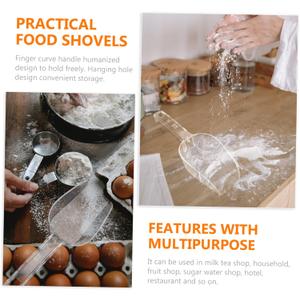 Thickened Acrylic Ice Scoop