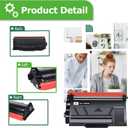 Aztech Compatible Toner Cartridge Replacement for Brother TN 850 TN850 TN-850 TN820 TN-820 HL-L6200DW MFC-L5850DW MFC-L5900DW MFC-L5700DW HL-L5200DW MFC-l5800DW Printer Ink High Yield (Black, 2-Pack)