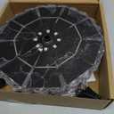 Solar Fountain, 2026 Upgrade 3.5W Solar Bird Bath Fountains with Colorful Ring LED Lights, 2000mAh Battery, 7 Nozzles and 4 Fixers, Solar Water Fountain Pump for Pond, Pool, Patio and Garden