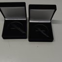2Pcs Coin Display Case Velvet Black Challenge Coin Storage Presentation Box for Commemorative Coins Medals, 1 Slot, 50mm