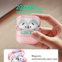 ESR for AirPods 4 Case, Compatible with AirPods 4 Generation Case (2024)(USB-C), MagSafe Compatible, Magnetic Lid Lock, Drop-Proof Protection Cover with Lanyard, Pulse Series,Pink