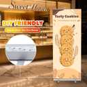 Retractable Banner Stand 33"x79" Base, Heavy Duty Metal Roll Up Banner Stand Replacement, Portable Pull Up Banner Hardware for Trade Show, Event, Store Display (Base Only, No Print), 33" x 81"