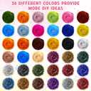 Yunsailing 1800 Pcs Pipe Cleaners 6 mm x 12 Inch Chenille Stems Pipe Cleaners Craft Supplies Art Supplies Adults DIY Creative Decorations Creative DIY Projects Decorations (Stylish Color)