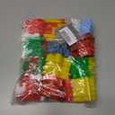 60Pcs Christmas Mini Pop Keychain Fidget Toys Mini Pop Keychain Rainbow Silicone Simple Fidget Toys Fidget Relieve Anxiety Stress Hand Office Desk Toys for Kids Adults