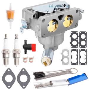 791230 Carburetor with Gasket Compatible with Briggs & Stratton V-Twin 4 Cycle 20HP 21HP 23HP 24HP 25HP Vertical Engines Replace # 405777 406777 407677 699709 499804 799230