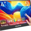 14 Inch Portable Touchscreen Monitor 1920x1080 IPS 16:9 10-Point Touch, 400nit, USB-C/HDMI, Built-in Speakers, Adjustable Stand, VESA 75x75, External Display Travel Monitor, Color: 1920 x 1080