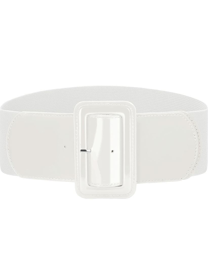 VONMELLI Stretchy Wide Women Belts Elastic Vintage Belts for Women Fashion Ladies Waist Belt for Dress