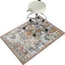 RccugmatS Chair Mat for Hardwood & Tile Floor, 47" x 52" Heavy Duty Office Chair Mat Floor pad for Rolling Chairs, Anti Slip, Non-Curve, Floor Protector for Home Office