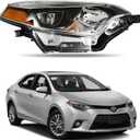 WFLNHB Headlights Assembly Replacement for Toyota Corolla 2014-2016 Projector Headlights Headlamps Passenger Side