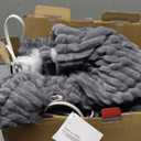 Homemate Heated Blanket Electric Throw - 50"x60" Heating Blanket Throw 1/2/4/6/8 Hours Auto-Off 10 Heat Levels Over-Heat Protection Soft Flannel Sherpa Heater ETL Certification