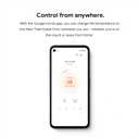 Google Nest Thermostat - Smart Thermostat for Home - Programmable Wifi Thermostat - Snow