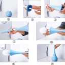 Toilet Brush with Holder, INCHANT Bathroom Detachable Toilet Brush - Blue