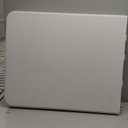 FDW 6FT Folding Table, Portable Fold-in-Half Plastic Picnic Party Table with Carrying Handle (White