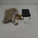 6.6FT Balloon Arch Stand Kit, Metal Round Backdrop Stand for Parties, Gold Circle Wedding Arches Frame with Base for Ceremony Birthday Party Baby Shower Gender Reveal Decoration