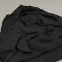 Women's Boho Long Kimono Cardigan Dusters Summer Lightweight Chiffon Sheer Beach Swimsuit Swimwear Bathing Suit Bikini Cover Ups Coverup Plus Size Resort Wear Solid Color Black Small