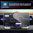 SXCY [2PCS Nano for 2025 2026 VW Tiguan Screen Protector 12.9 Inch for Volkswagen Tiguan 2025 2026 Accessories 2025-2026 Tiguan Navigation Display Touchscreen Protector