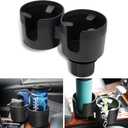 Sephile 1 PC Cup Holder Expander, 2.69 "3.93" Adjustable Base 2in1 Double Cup Holder Adapter, 360 Degree Rotatable Portable Large Water Bottles Drink Holder Insert, Universal for Cars (Black)