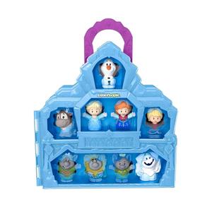 Fisher-Price Little People Toddler Toy Disney Frozen Carry Along Castle Case Playset with Figures for Pretend Play Kids Ages 18+ Months​