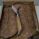 SheSole Women's Studded Cowgirl Cowboy Boots Snip Toe Mid Calf Fashion Western Boots, size -38