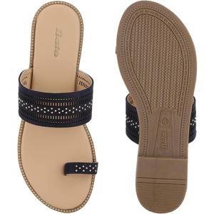 BATA T-STRAP FLAT SLIPPERS FOR WOMEN Size 5