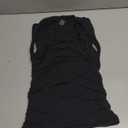 SUUKSESS Womens Square Neck Going Out Tank Tops Double Lined Summer Sleeveless Business Casual Shirt (Medium, Black)