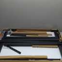 maxtek Rolling Whiteboard, 48x36 Large Magnetic White Board with Stands, Big Double-Sided White Board Dry Erase on Wheels for Homeschool, Home Office, Office, School (Black, 48 x 36)