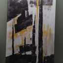 Black And Gold Abstract Wall Art Small Size Artwork Home Decoration Artwork Decor Modern Minimalist Canvas Painting Living Room Decor For Bedroom Office Wall Decor 20" x 40"