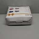 Homemate Electric Heated Blanket Full Size - 72"x84" Heating Blanket Full Size 1/2/4/6/8 Hours Auto-Off 10 Heat Level Over-Heat Protection Soft Flannel Sherpa ETL Certification (Red (Striped))