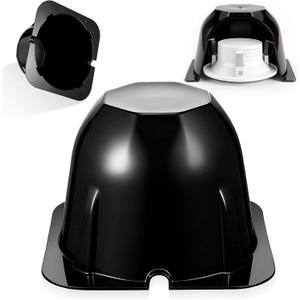 Glooglitter 6 Pcs Recessed Light Insulation Cover for 4" Ceiling Fixtures, Fits up to 4" Lights